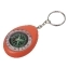 Брелок-компас 5,5х4 см K280 цвет оранжевый