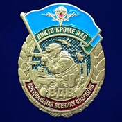 Знак ВДВ "Никто, кроме нас" для бойцов СВО №244