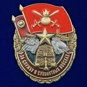 Знак "За службу в Сухопутных войсках" №2850