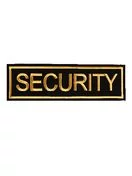 Нашивка ( шеврон вышитый ) на спину SECURITY (2502005)