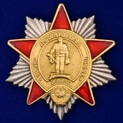 Знак "25 лет Вывода Войск из Афганистана" без удостоверения