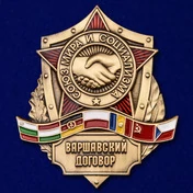 Нагрудный знак "Варшавский договор"