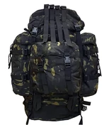 Большой тактический рюкзак Объем 100 л 69х60х20 см цвет камуфляж Black Multicam