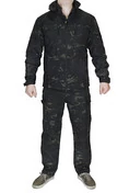 Костюм Shark Skin Softshell Софтшелл 4 кармана цвет камуфляж MTP black / черный