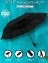 Зонт мужской Полуавтомат Диаметр 95 см цвет черный арт.121-Р