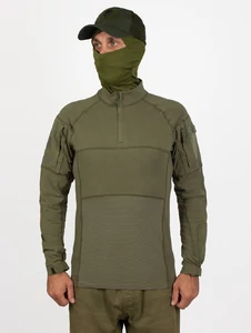 Рубашка тактическая Kamukamu цвет олива зеленая / Combat Shirt olive