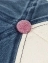 Бейсболка потертая джинсовая Jewel Shine цвет синий с розовым козырьком
