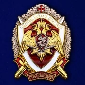 Знак Росгвардии "Участник боевых действий"